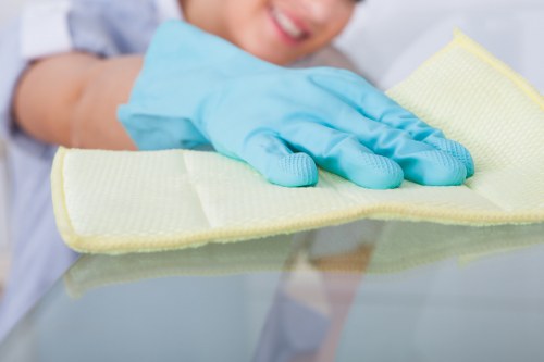 Various household cleaners used for stain removal